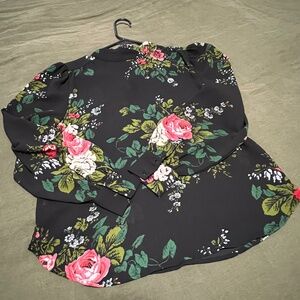 LOFT BLOUSE FLORAL PRINT